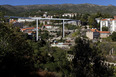 ponte de pedestres sobre a ribeira da carpinteira carrilho da graça