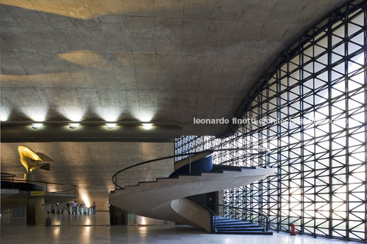 auditorium at memorial of latin america oscar niemeyer