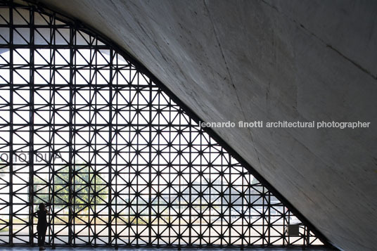 auditorium at memorial of latin america oscar niemeyer