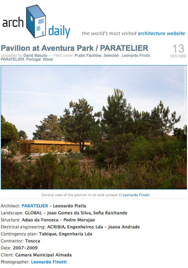 pavilion at aventura park / paratelier