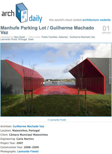 manhufe parking lot / guilherme machado vaz